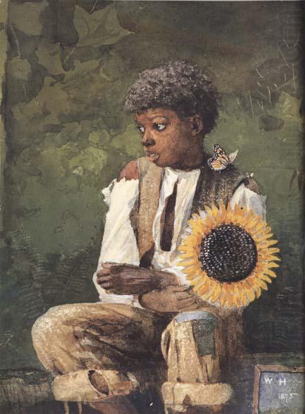 Taking Sunflower to Teacher (mk44), Winslow Homer